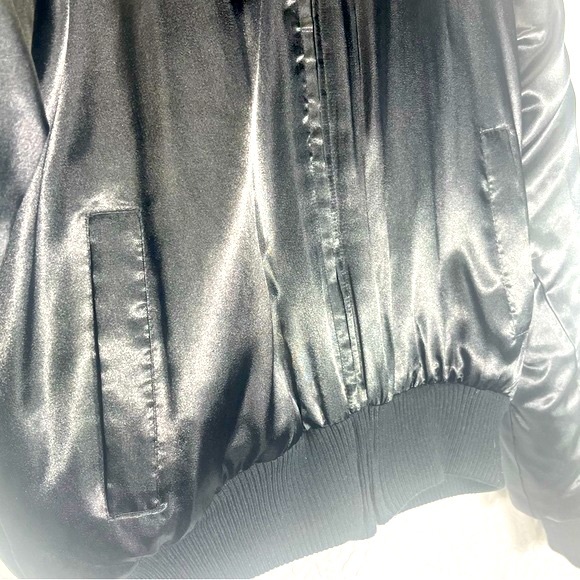 BROOKLYN GIRL Soft Or Sleek Reversible Bomber Jacket - Picture 3 of 10